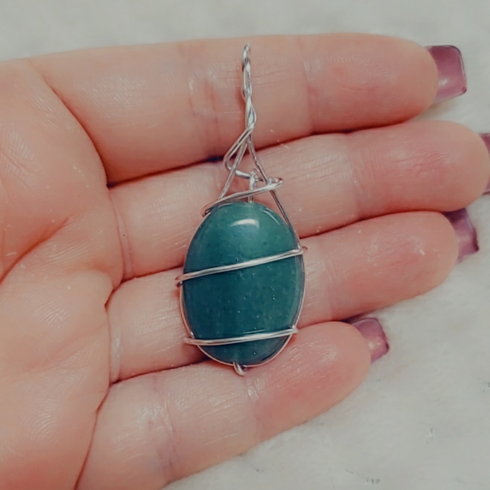Handmade Wirewrap Pendant 1